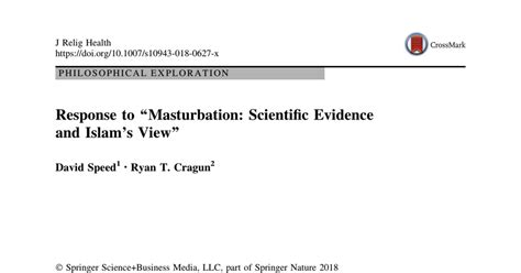 mastrubation and islam|Masturbation: Scientific Evidence and Islam’s View.